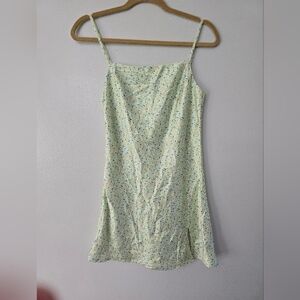 Princess Polly Green Floral Mini Dress Women’s Size 4